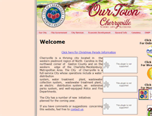 Tablet Screenshot of cityofcherryville.com